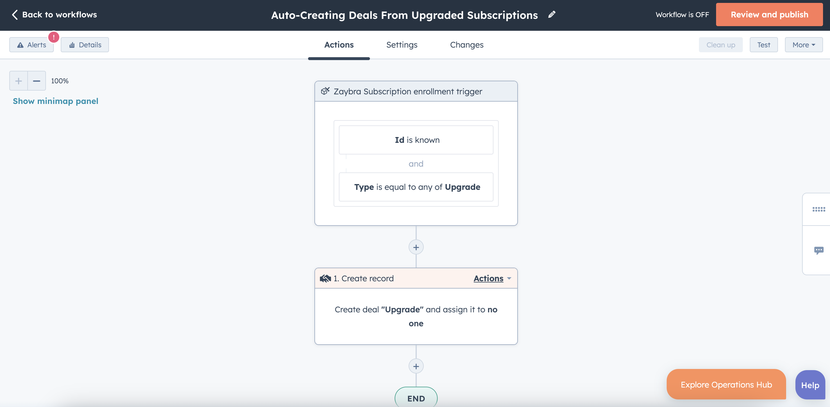 Auto-Creating Deals From Upgraded Subscriptions