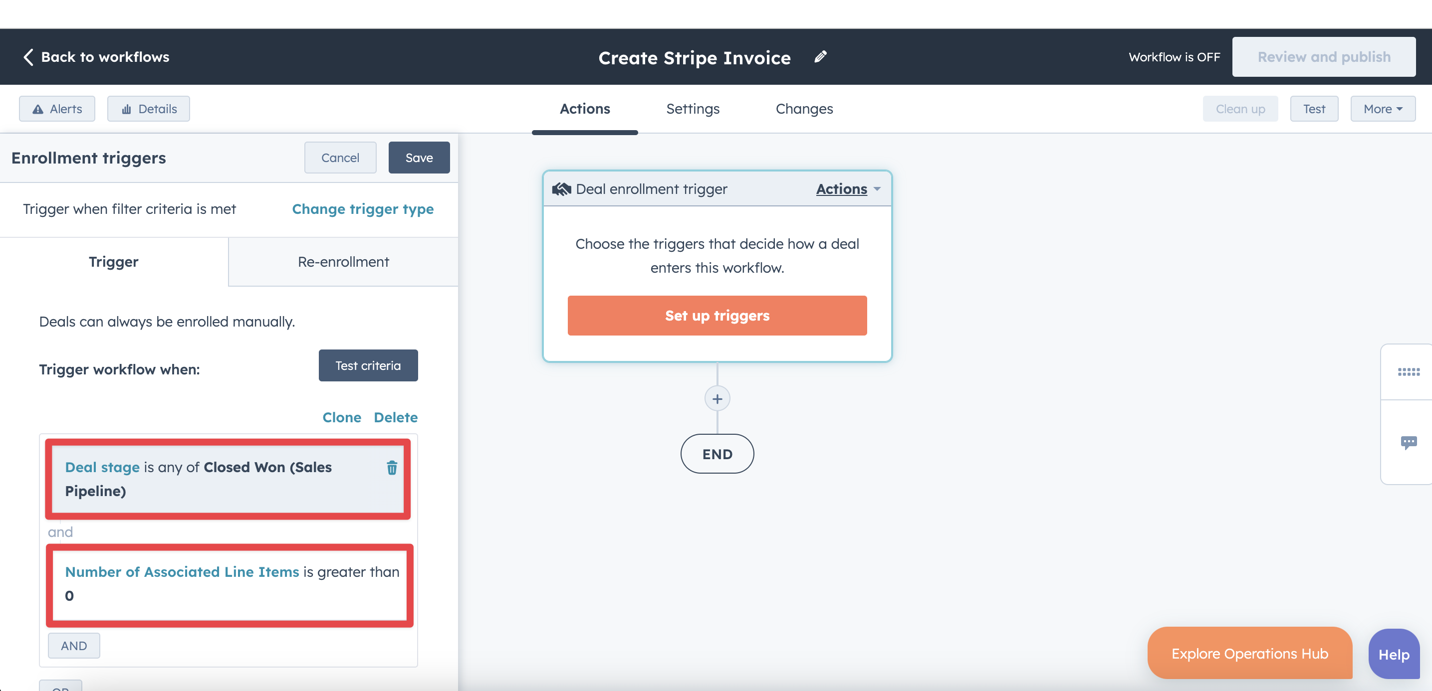 How to automatically create a stripe invoice in HubSpot