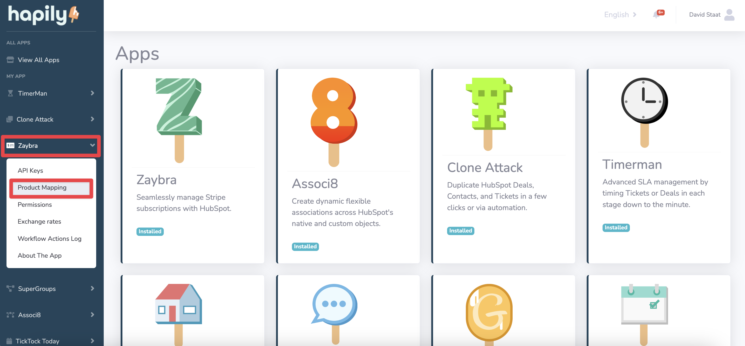 HubSpot Mapping Stripe products