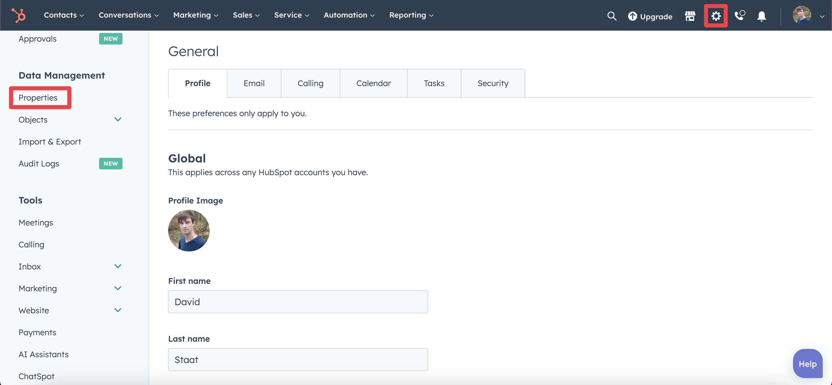 Adding new properties to subscription objects in HubSpot